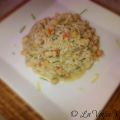 Risotto con canestrelli e zucchine