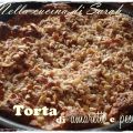 Torta di amaretti e pesche