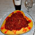 POLENTA AL RAGU' DI SALSICCIA