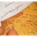 Le tagliatelle fresche all'uovo