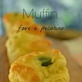 Muffin fave e pecorino
