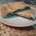 Fagottino di brisee con spinaci ed acciughe