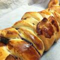 Treccia di Pan Brioche alla marmellata  Vegan