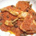 COSCE DI POLLO AL SUGO con OLIVE