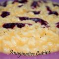 Risotto al taleggio e mirtilli