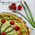 Torta rustica agli asparagi e ricotta