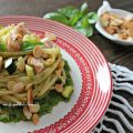 Spaghetti con pesce spada, mandorle croccanti e[...]