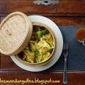 Ravioli al vapore con salsa agrodolce