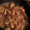 Scampi al curry con riso alla indiana