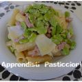 Tortiglioni con Fave e Salsiccia