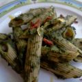 Pasta integrale agli spinaci e limone