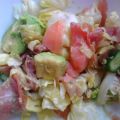 Insalata di prosciutto Crudo, Salmone e Avocado
