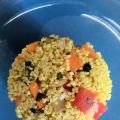 Cous cous estivo al seitan e curry