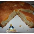 TORTA CON PESCHE SCIROPPATE N°2