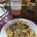 Bucatini, vongole veraci e tardivo