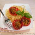 Spaghetti con pomodori gratinati