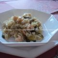 Risotto zucchine e gamberetti
