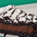 Torta della nonna al cacao.