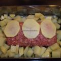 polpettone con patate al forno