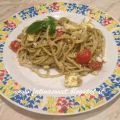 SPAGHETTI CON PESTO DI BASILICO, POMODORINI[...]