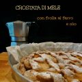 Crostata di mele con frolla al farro e olio