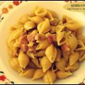 Pasta risottata con cotto e zafferano