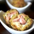 POLPETTINE DI PATATE CON MOZZARELLA E PROSCIUTTO