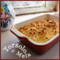 CRUMBLE DI PESCHE AL VINO ROSSO