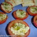 POMODORI FARCITI CON MOUSSE DI MELANZANA