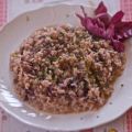 Risotto al radicchio e speck