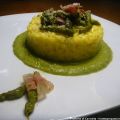 Risotto con zafferano e crema di asparagi -[...]