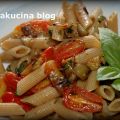 Pasta con melanzane e pomodorini