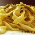 Tagliatelle con carciofi e bottarga