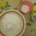 Torta con centrino di ghiaccia reale