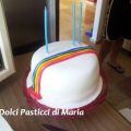 Rainbow cake (torta arcobaleno)