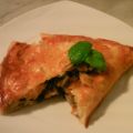 Sfoglia Melanzane, Brie, Pomodorino e Basilico