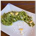 Tagliatelle al pesto di zucchine e ricotta