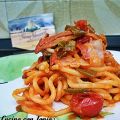  Pici con bacon, pomodorini e peperoncini verdi[...]