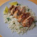 Pollo con caprino e couscous
