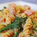 fusilli, rughetta e tonno