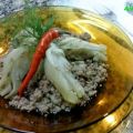 Pezza mollia cun fanugu / Minced meat with[...]