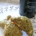 Maccha & White Chocolate Scones♪