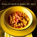 Zuppa di fagioli di Spagna allo speck