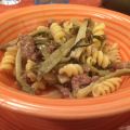 Fusilli di salsiccia e puntarelle