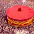 MOUSSE AL LAMPONE CREMOSO VANIGLIA E PANNA COTTA