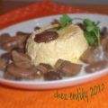Budini al grana e funghi trifolati di 