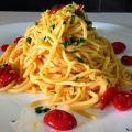 Tonnarelli con pomodorini al forno e zeste di[...]
