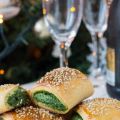 Trancetti di brioche ricotta e spinaci