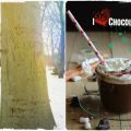 Hot chocolate and winter white Tiergarten