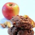 Cookies cioccolato, mele e noci